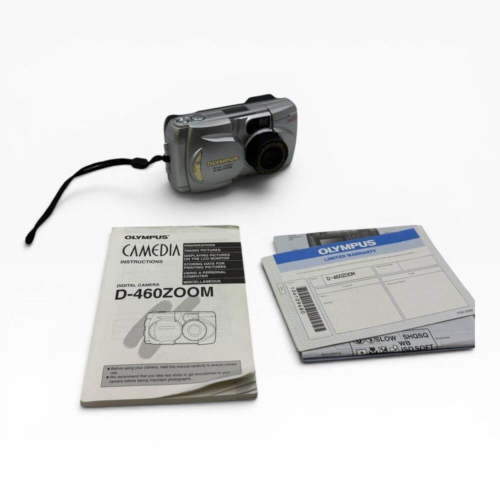 Olympus CAMEDIA D-460 Zoom 1.3MP Digital Camera - Silver